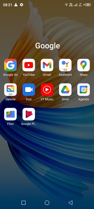 Sélectionnez Gmail