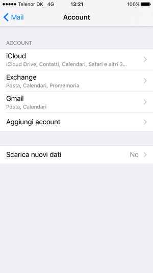 Seleziona Scarica nuovi dati