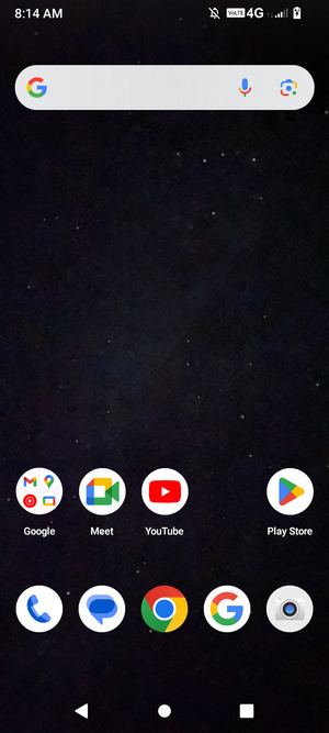 Swipe up