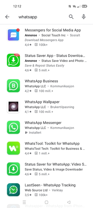 Velg app