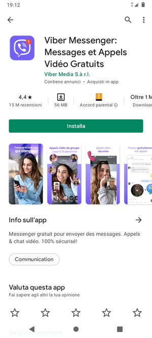 Seleziona Installa