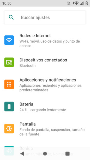 Seleccione Redes e Internet