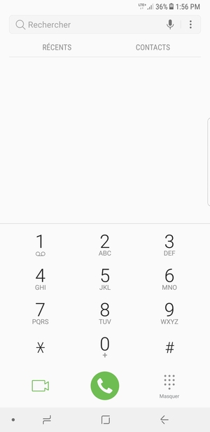 Appuyez longuement sur le numéro 1
