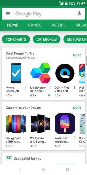 Select the Search bar