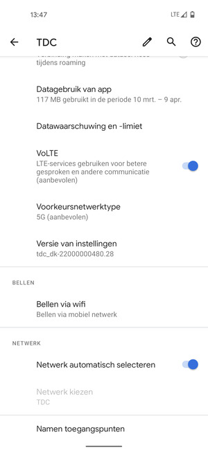 Schakel Netwerk automatisch selecteren uit