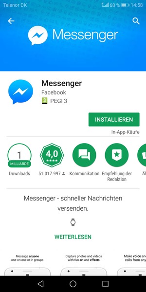 Wählen Sie INSTALLIEREN