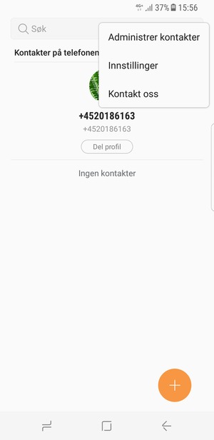 Velg Innstillinger
