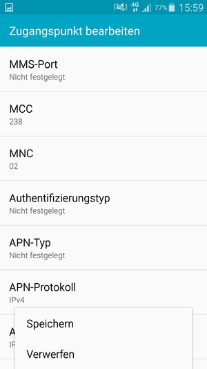 Wählen Sie Speichern