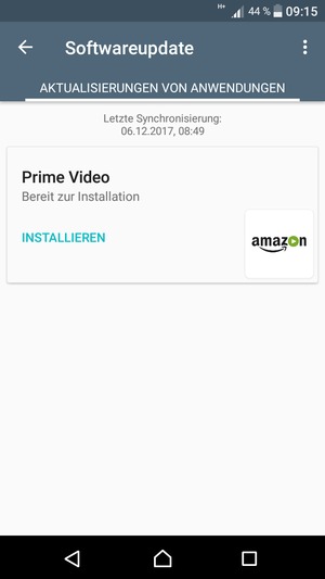 Wählen Sie SYSTEMUPDATES