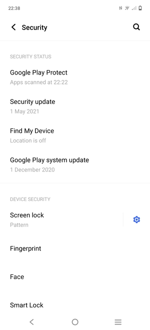 Your phone is now secure with a screen lock