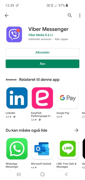 Vælg Åbn