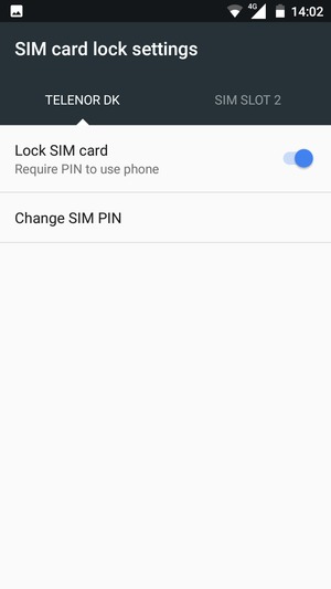 Select Public and Change SIM PIN