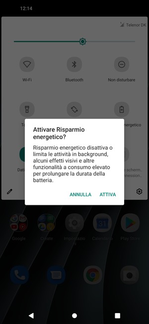 Seleziona ATTIVA
