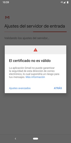 Seleccione Ajustes avanzados