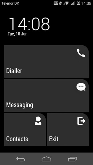 To turn off Ultra power saving mode, select Exit