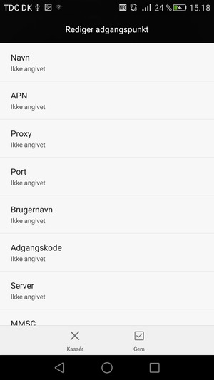 Indtast MMS-oplysninger