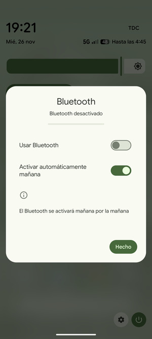 Seleccione Hecho