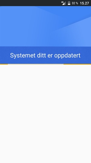 Vent til søket er ferdig