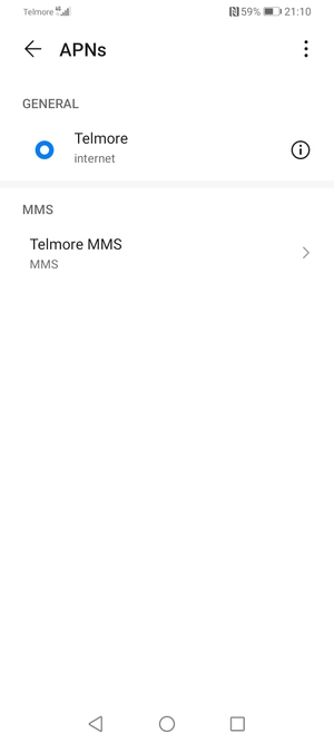 Select the Menu button