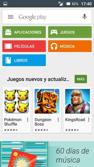 Seleccione la barra de Búsqueda