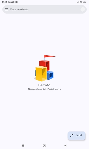 Il tuo Gmail è pronto per l'uso