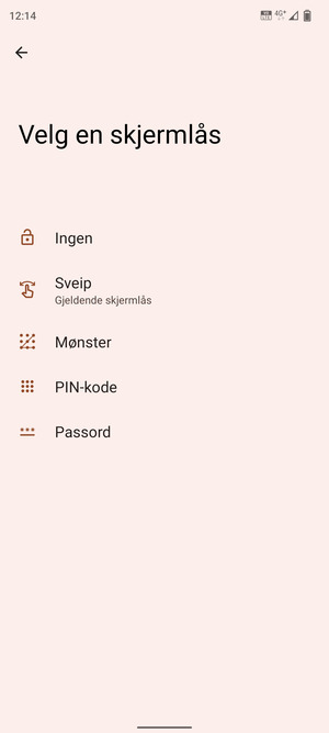 Velg Mønster