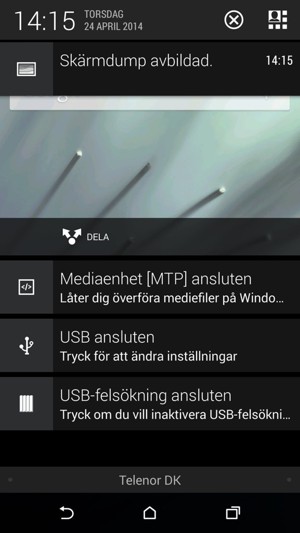 Tryck på Meny-knappen