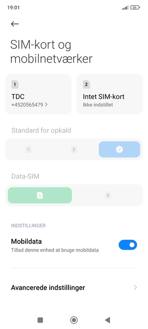 For at skifte netværk, hvis der opstår netværksproblemer, vælg Public