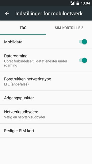 Hvis du ser dette skærmbillede, vælg Public