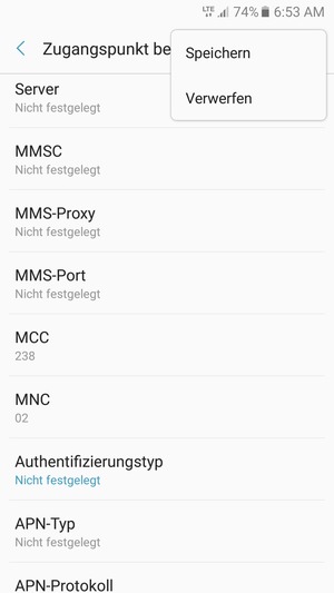 Wählen Sie Speichern