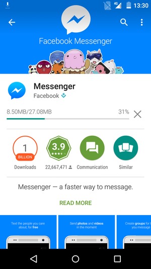 Wait for the installation process to finish