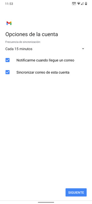 Seleccione SIGUIENTE