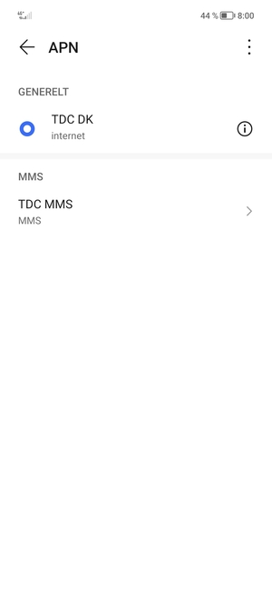 Telefonen din er konfigurert til MMS