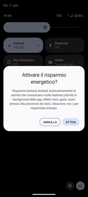 Seleziona ATTIVA