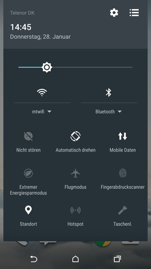 Schalten Sie WLAN und Bluetooth aus