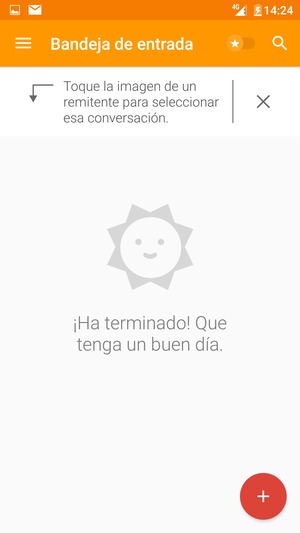 Su Gmail/Hotmail está listo para usar