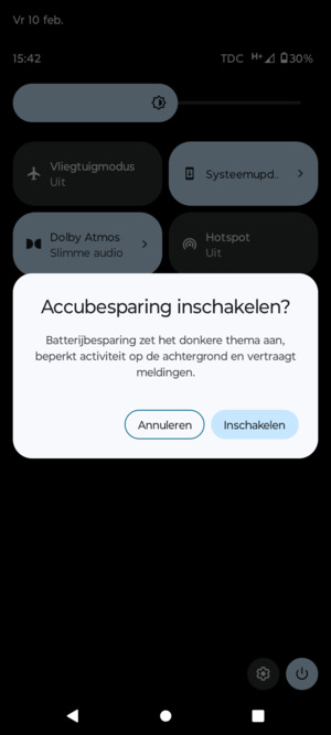 Selecteer Inschakelen