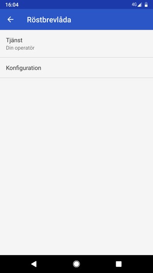 Välj Konfiguration