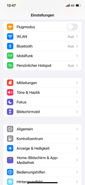 Wählen Sie Mobilfunk