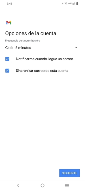 Seleccione SIGUIENTE