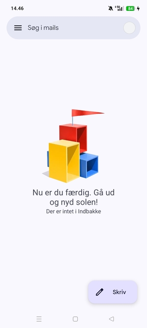 Din konto er klar til brug