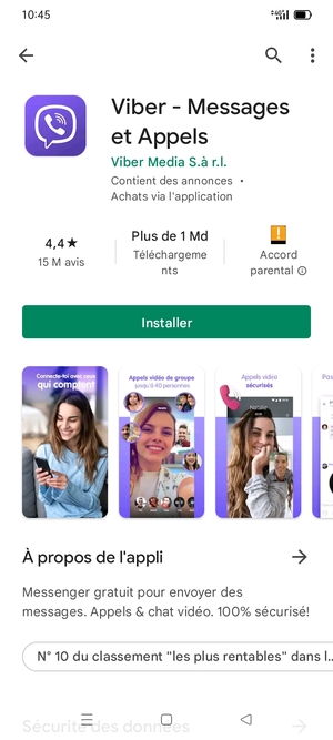 Sélectionnez Installer