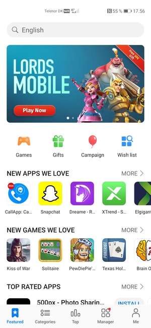 Select the Search bar