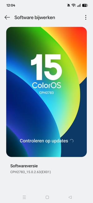 Wacht tot de zoekopdracht beëindigd is