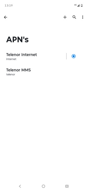 Uw telefoon is nu geïnstalleerd voor mms