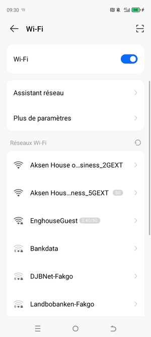 Sélectionnez le réseau sans fil auquel vous souhaitez vous connecter