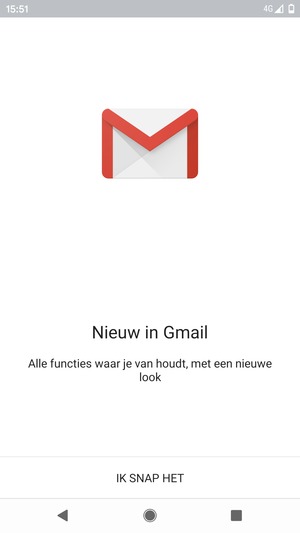 Selecteer IK SNAP HET
