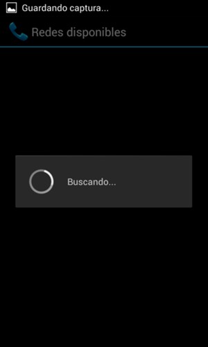 Espere a que la búsqueda termine