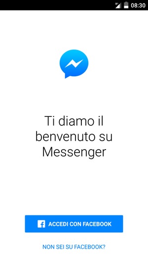 L'app è pronta per l'uso