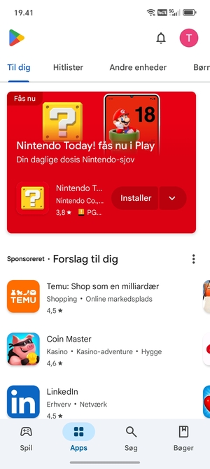 Vælg Søg